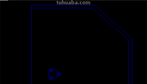 CAD中淋浴的怎么表示(在平面图上)