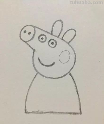 小猪简单画法
