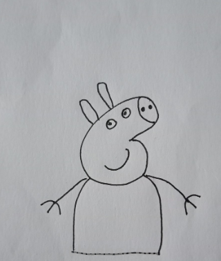 小猪画法简单又可爱