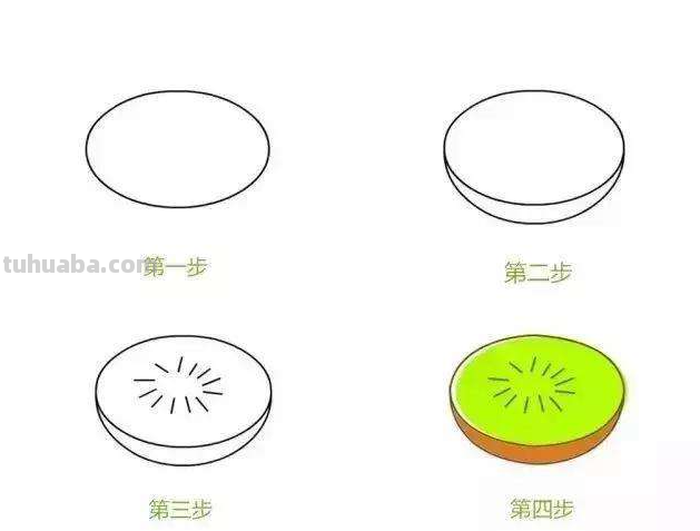 幼儿园水果简笔画教程大全，老师家长收藏备用