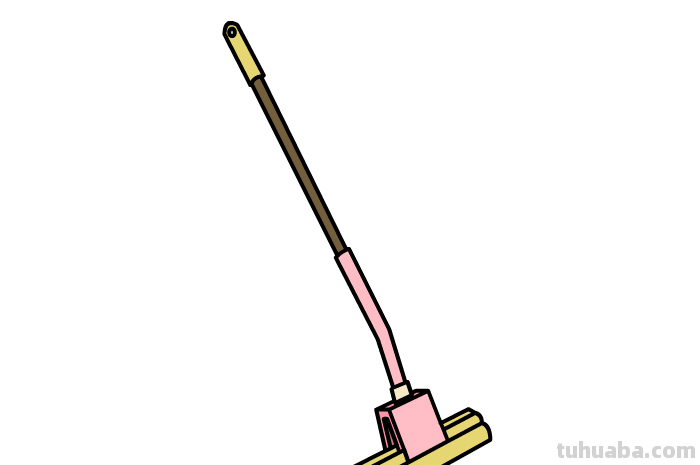 如何画拖把