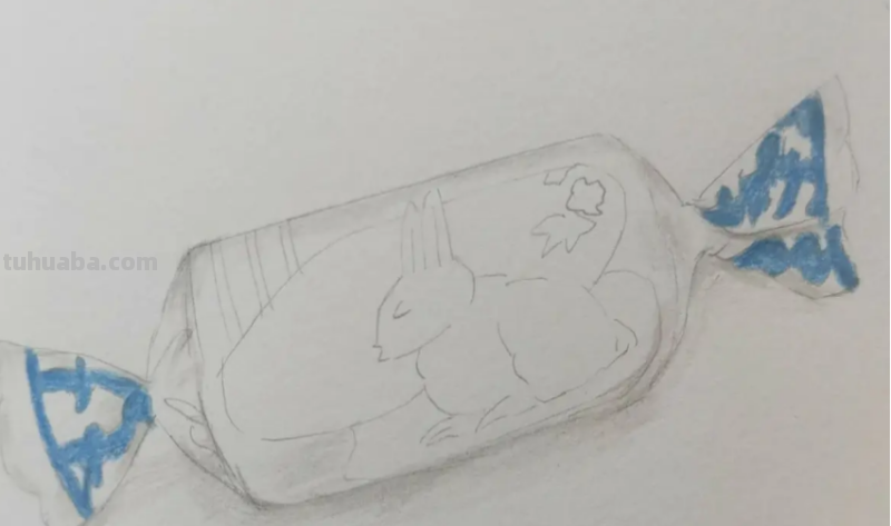 大白兔奶糖怎么画