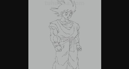 孙猴子速写 七龙珠孙悟空素描教程？