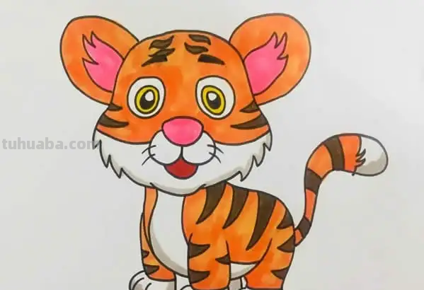 简笔老虎怎么画