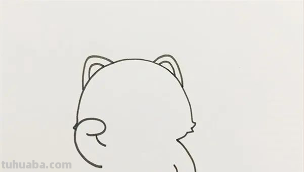 老虎简易画法怎么画