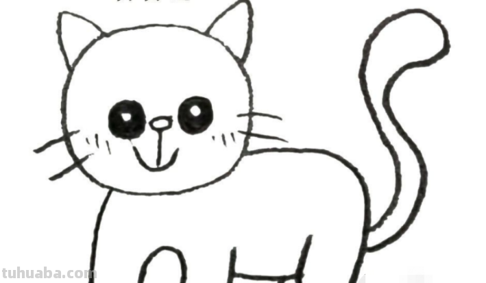 猫咪怎么画简笔画