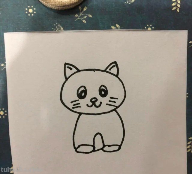 小猫咪怎么画?呆萌