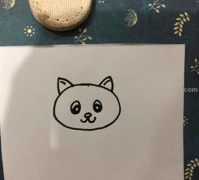 小猫咪怎么画?呆萌