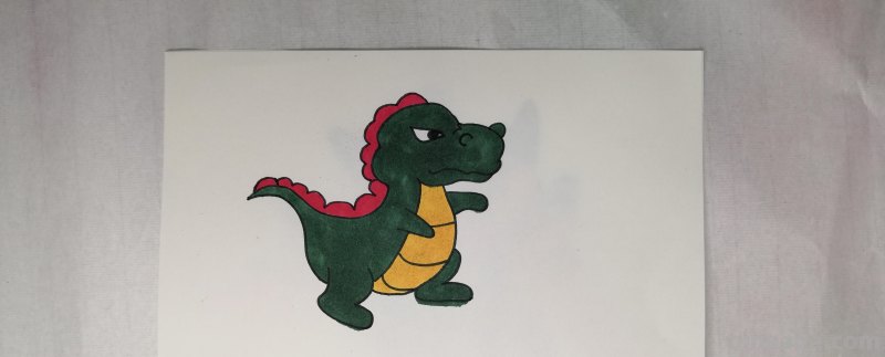 最受小朋友们欢迎的恐龙世界来了，卡通可爱的简笔画，喜欢快收藏