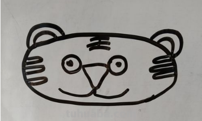 老虎怎么画
