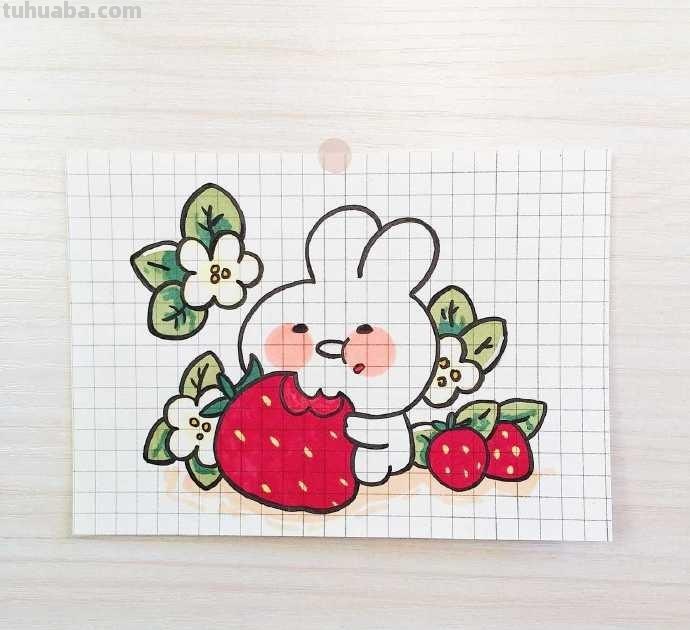 美食萌物简笔画插画临摹~鼓励我一下吧