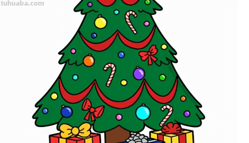 圣诞树好看的画法