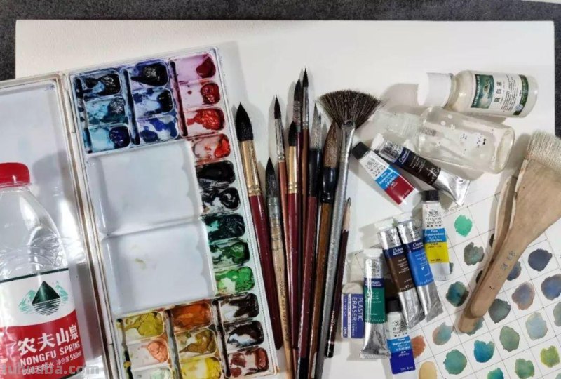 终于可以一次搞清楚，水彩画都需要哪些工具
