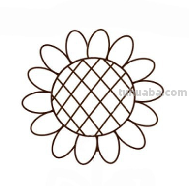 简笔向日葵怎么画