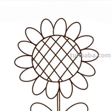 简笔向日葵怎么画