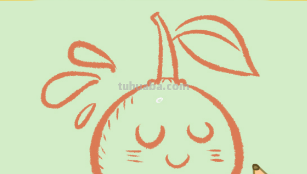 橘子长在哪里图片 简笔画