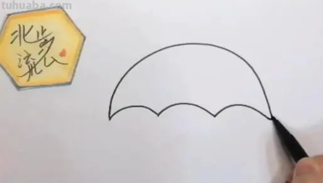 画雨伞怎么画