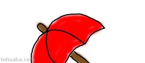 伞怎么画简单又漂亮