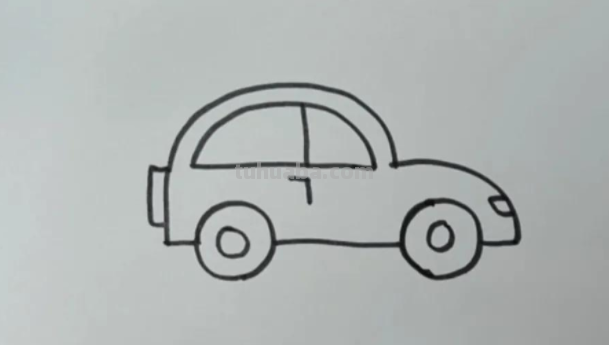 小汽车简笔画怎么画