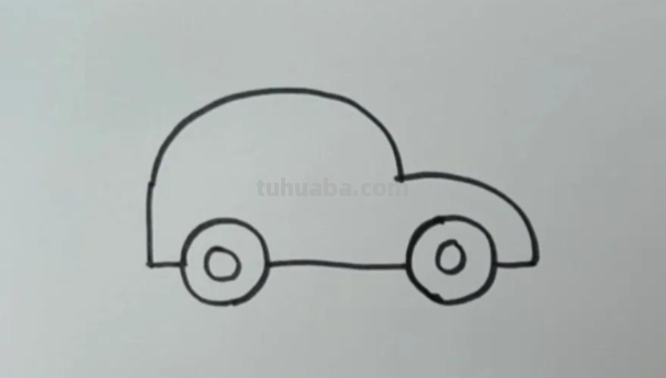 小汽车简笔画怎么画