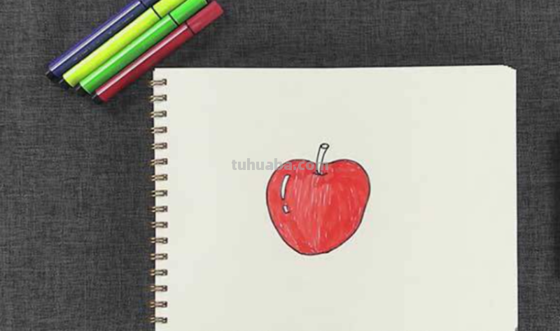 苹果怎么画简笔画