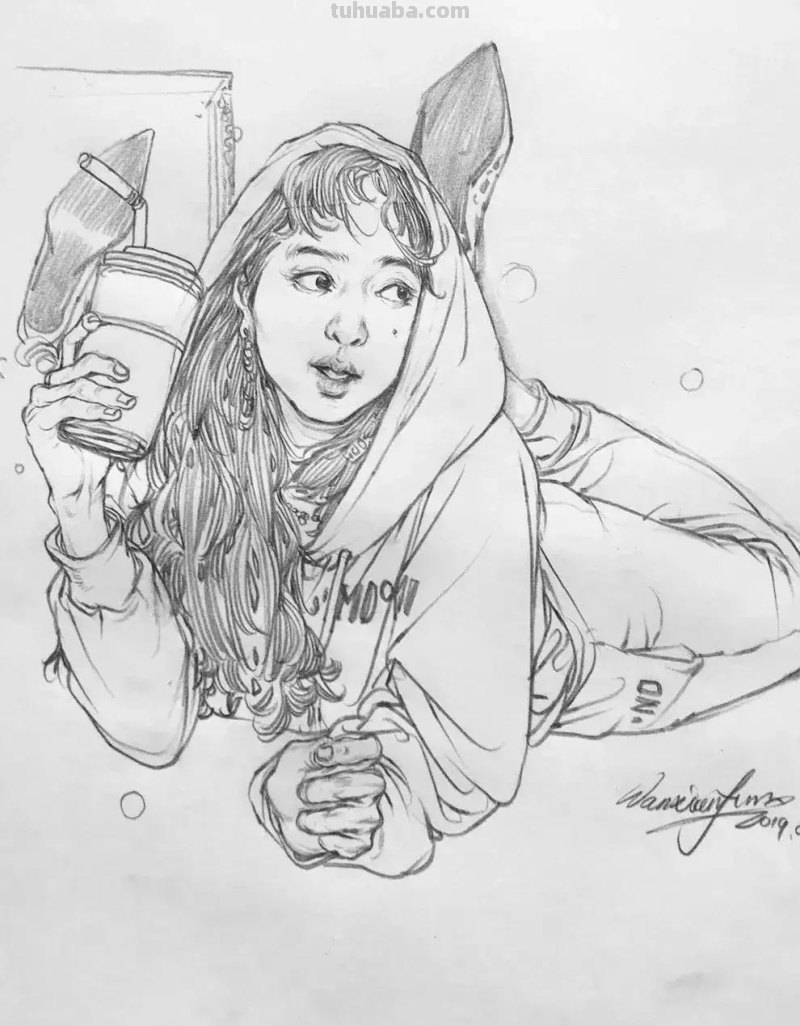 川美速写全国第一名,线面速写作品临摹欣赏 川美速写全国第一名,线面速写作品临摹欣赏