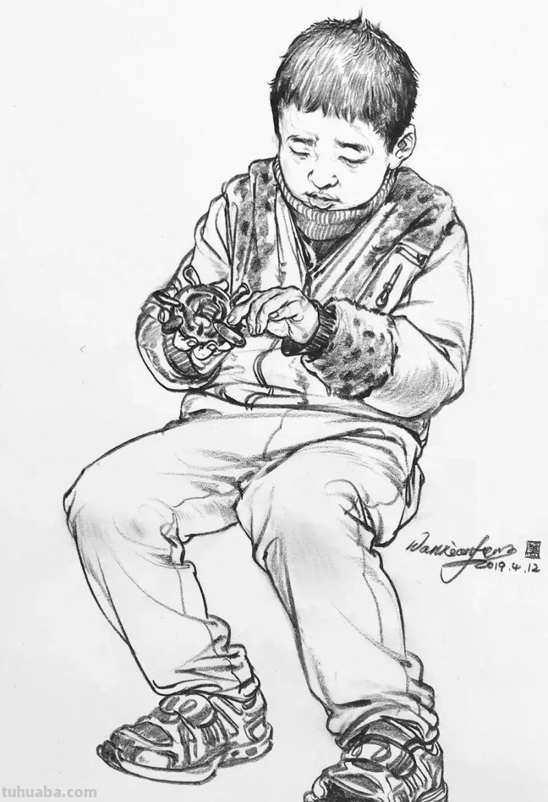 川美速写全国第一名,线面速写作品临摹欣赏 川美速写全国第一名,线面速写作品临摹欣赏