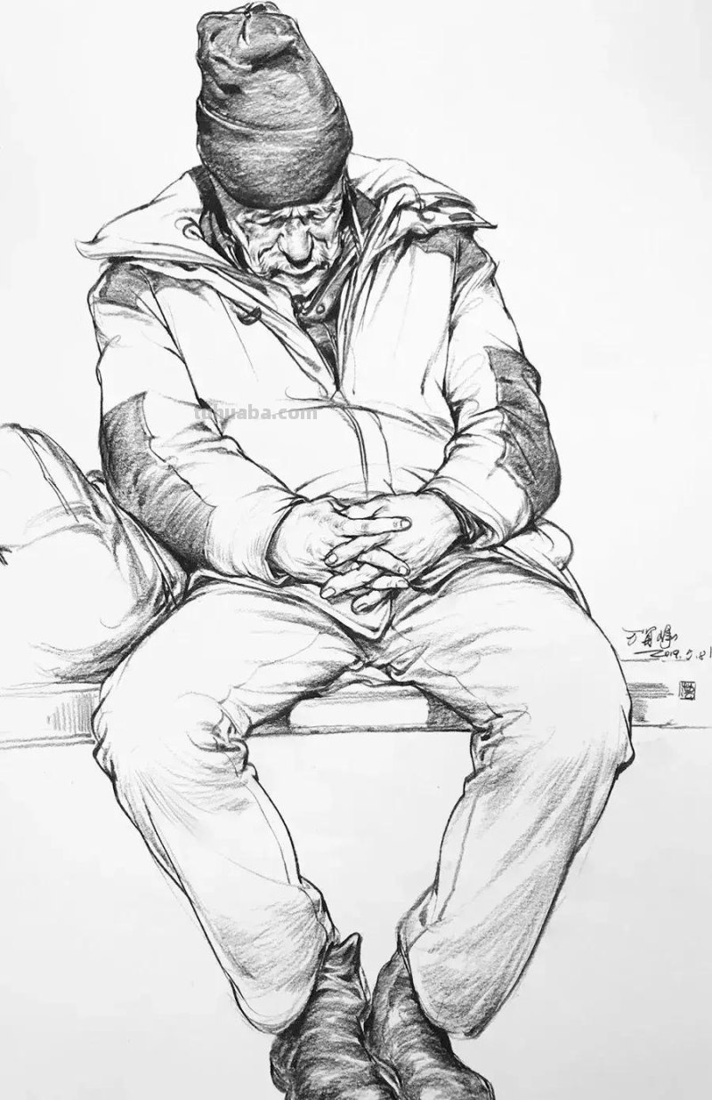 川美速写全国第一名,线面速写作品临摹欣赏 川美速写全国第一名,线面速写作品临摹欣赏