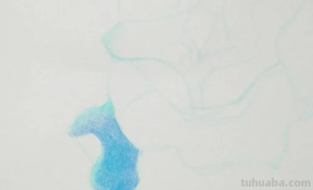 蓝色妖姬切尔西怎么画