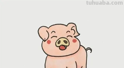 简笔画小猪怎么画