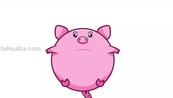 猪的简笔画怎么画