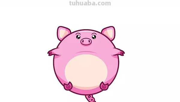 猪的简笔画怎么画