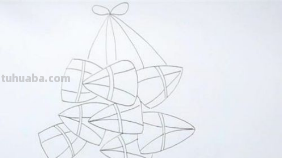 粽子怎么画简笔画