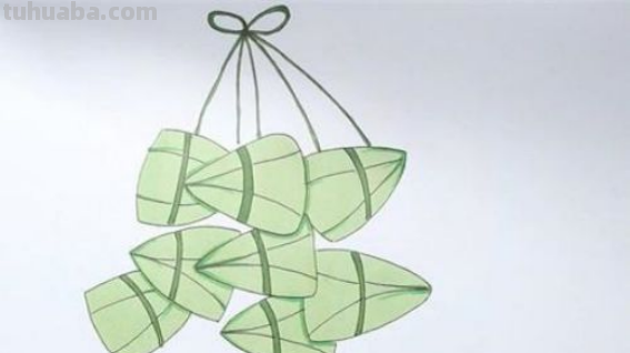 粽子怎么画简笔画