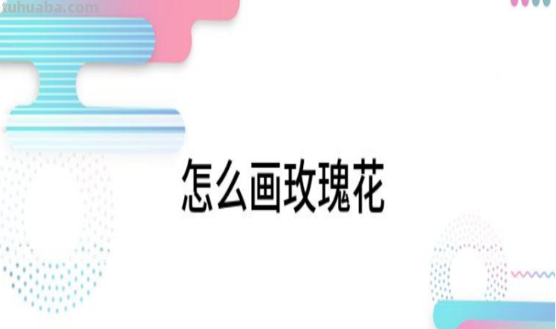 玫瑰花简笔画的步骤 玫瑰花简笔画的步骤图