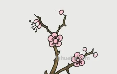 梅花怎么画简笔画
