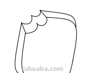 巧克力雪糕的简单画法