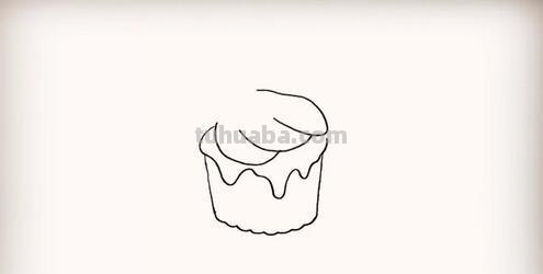 奶油冰淇淋怎么画