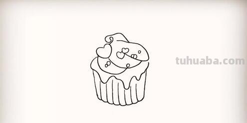 奶油冰淇淋怎么画