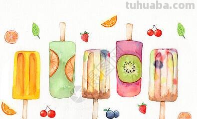 小零食怎么画100种小零食