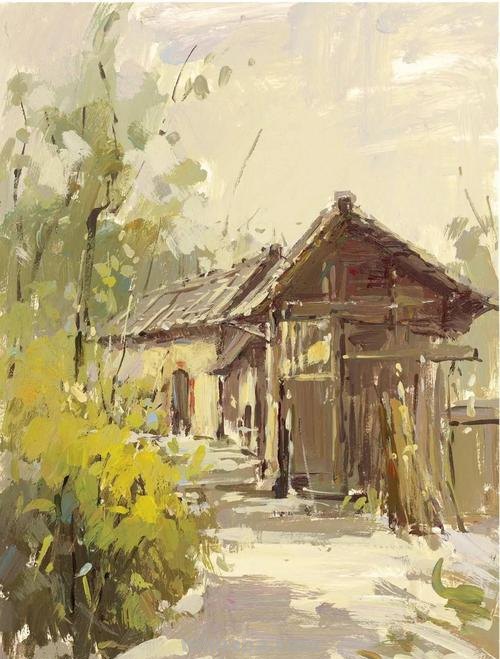 走进色彩巷子——写生临摹图的创作之旅 