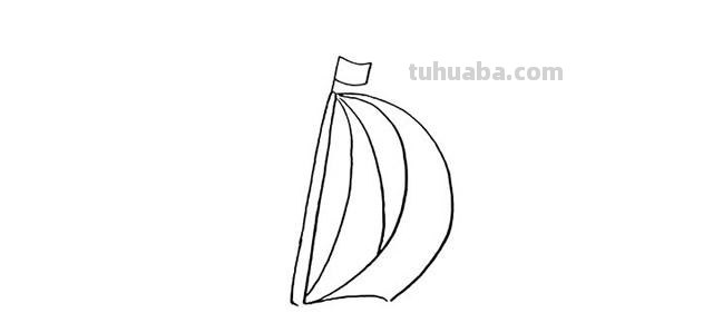 画帆船的步骤 画帆船的步骤