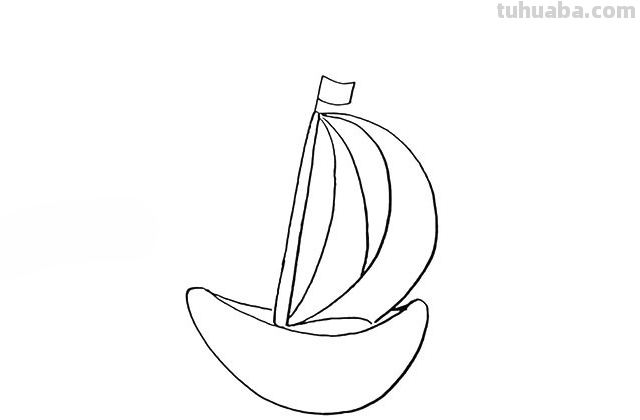 帆船的画法简单又漂亮 帆船的画法简单又漂亮