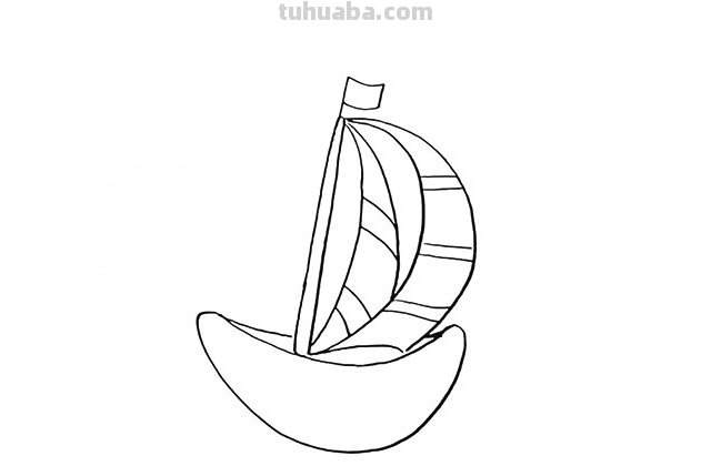 帆船的画法简单又漂亮 帆船的画法简单又漂亮