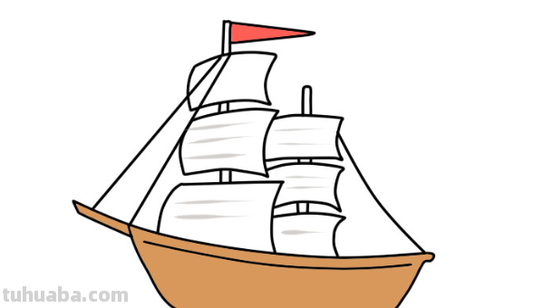 帆船怎么画漂亮又复杂 帆船怎么画漂亮又复杂