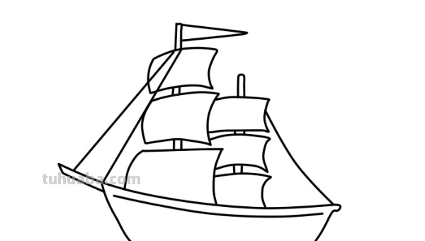 帆船怎么画漂亮又复杂 帆船怎么画漂亮又复杂