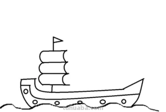 帆船的画法简单又漂亮 帆船的画法简单又漂亮