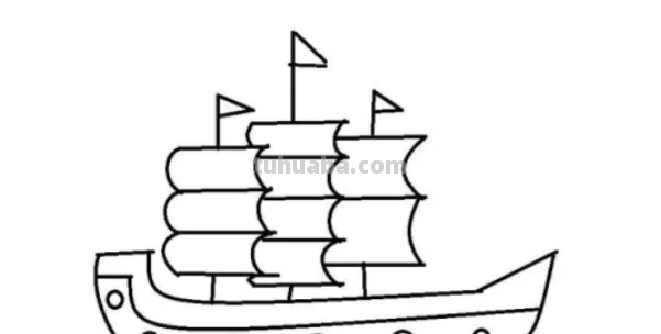 帆船的画法简单又漂亮 帆船的画法简单又漂亮