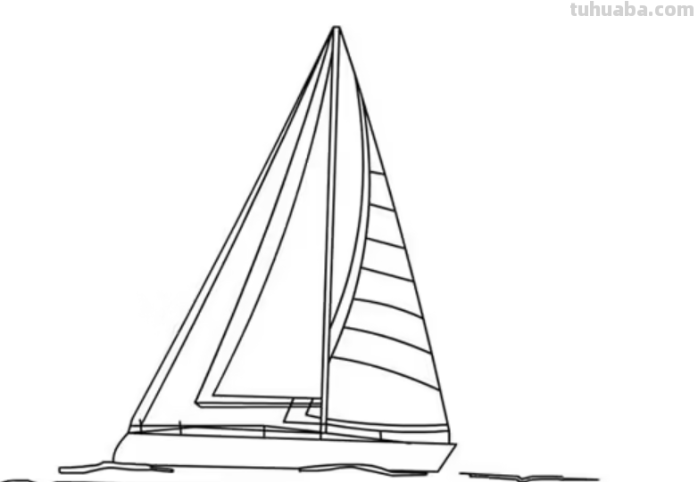 帆船画法 帆船画法