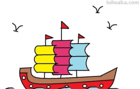 帆船的画法简单又漂亮 帆船的画法简单又漂亮